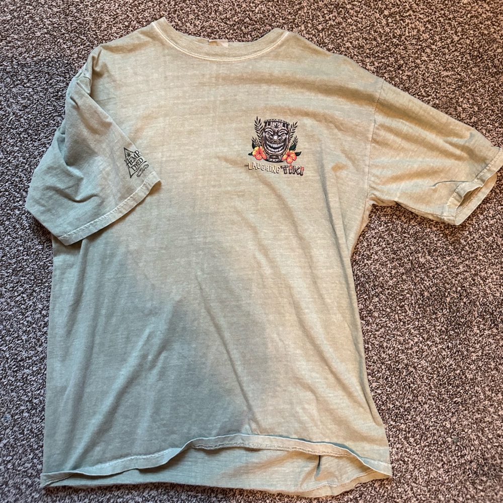 CRAZY SHIRTS LAUGHING TIKI TEE SIZE L